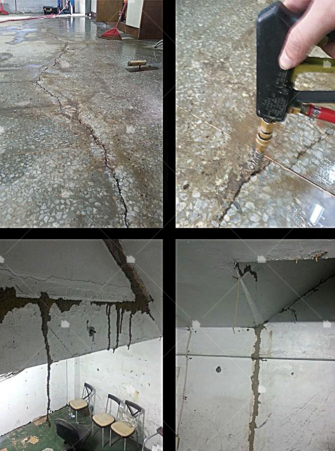 白蟻防治專業技師可以正確的判斷建築物損毀是否為蟲害：地板裂縫並非老舊的關係，而是白蟻。若不謹慎處理當作只是一般裂縫，那麼裝潢很快就會被吃光光!!!